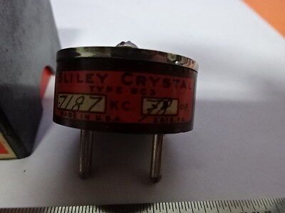 BLILEY ELECTRIC BC3 7187 KC FREQUENCY QUARTZ RESONATOR AS PICTURED &AB-01