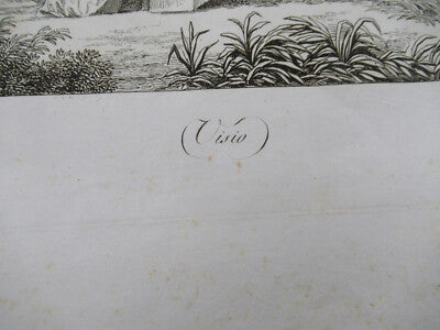ANTIQUE ETCHING ITALIA ROME CIRCA 1810 GASPARD DUGHET PIETRO PARBONI AS PIC vii