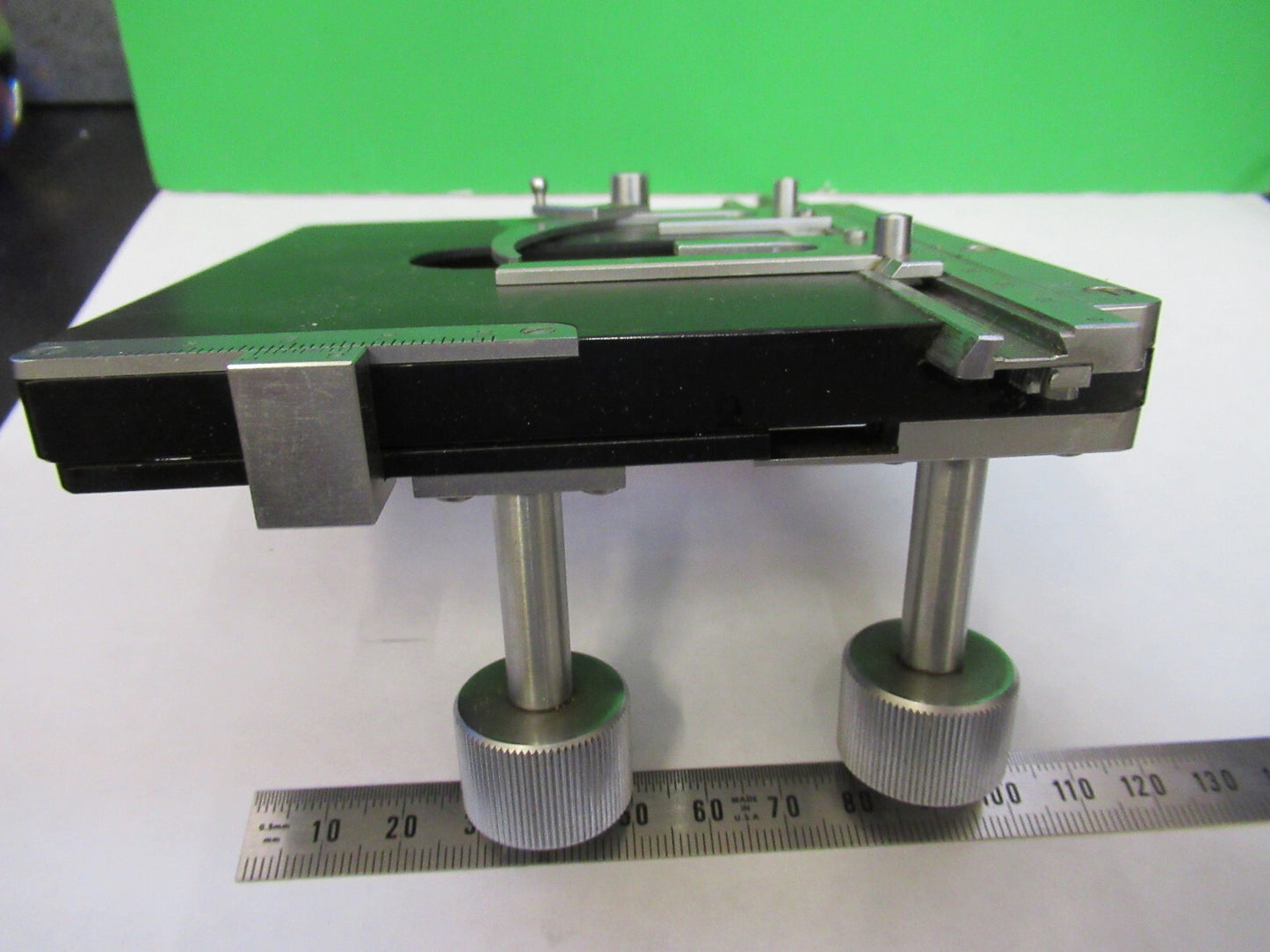BECK KASSEL CBS GERMANY XY STAGE TABLE MICROSCOPE PART AS PICTURED G8-A-02