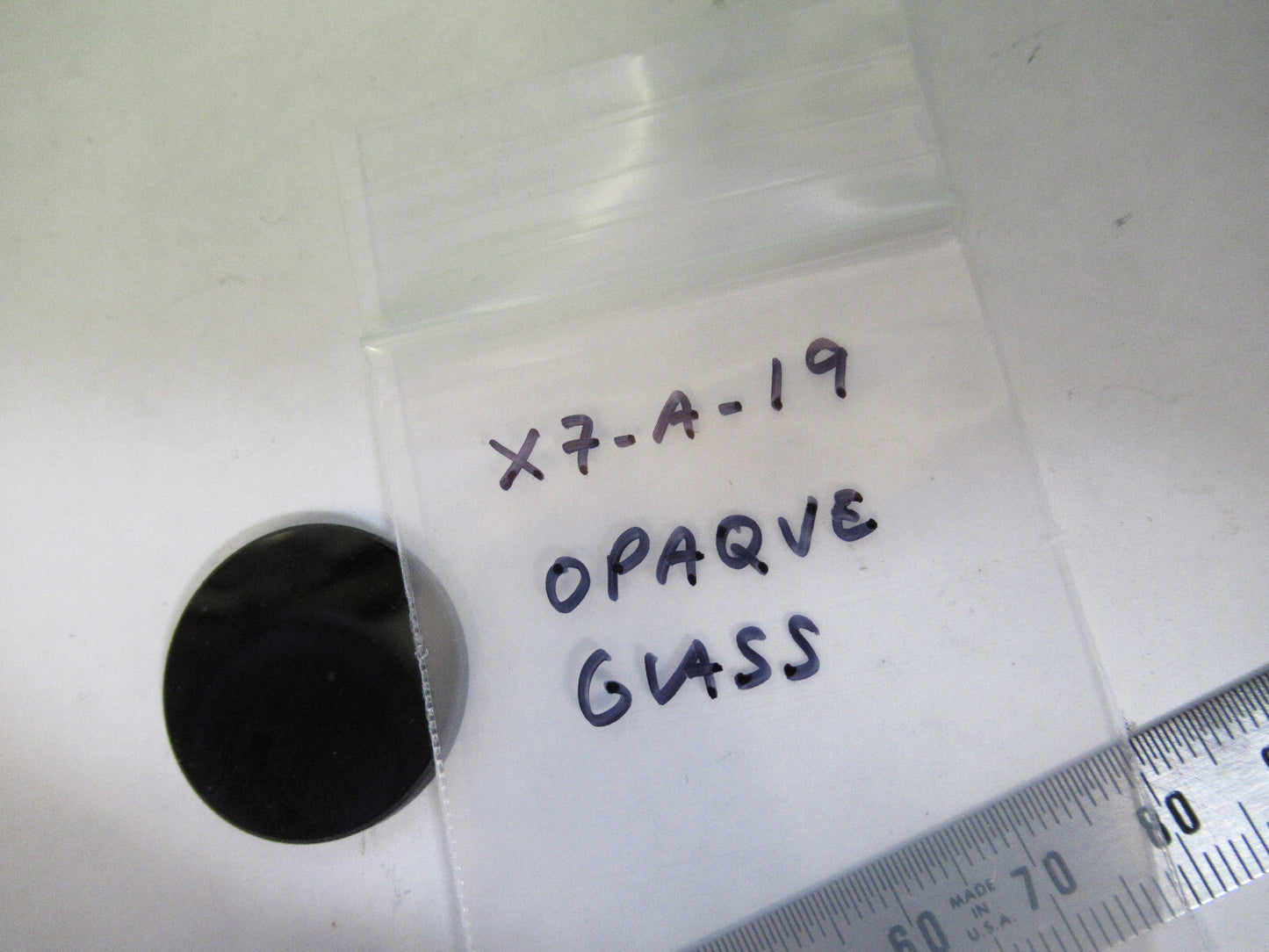 OPTICAL OPAQUE GLASS LASER OPTICS AS PICTURED X7-A-19