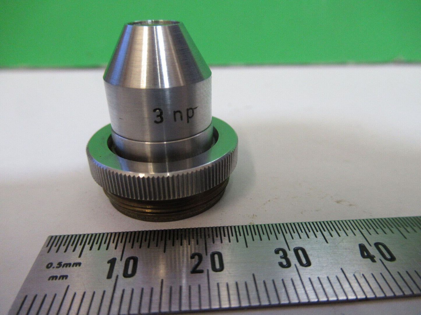 ANTIQUE REICHERT AUSTRIA 3np OBJECTIVE MICROSCOPE PART AS PICTURED #H3-A-61