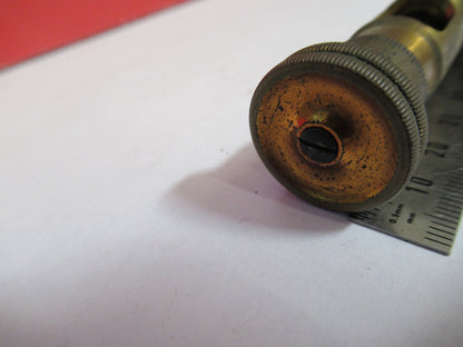 ANTIQUE BRASS SPENCER STAGE MICROMETER KNOBS MICROSCOPE PART AS PICTURED S3-B-20
