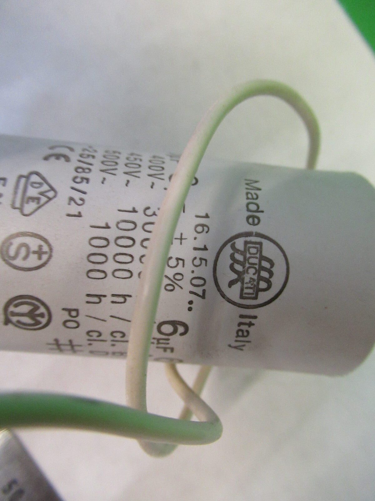 High End Capacitor Italy 6mf 400V 500V Electric Component