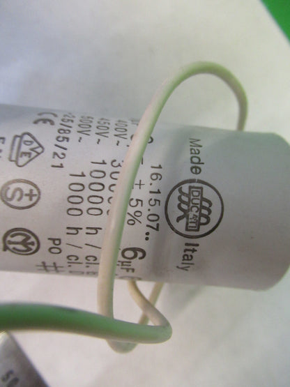 High End Capacitor Italy 6mf 400V 500V Electric Component
