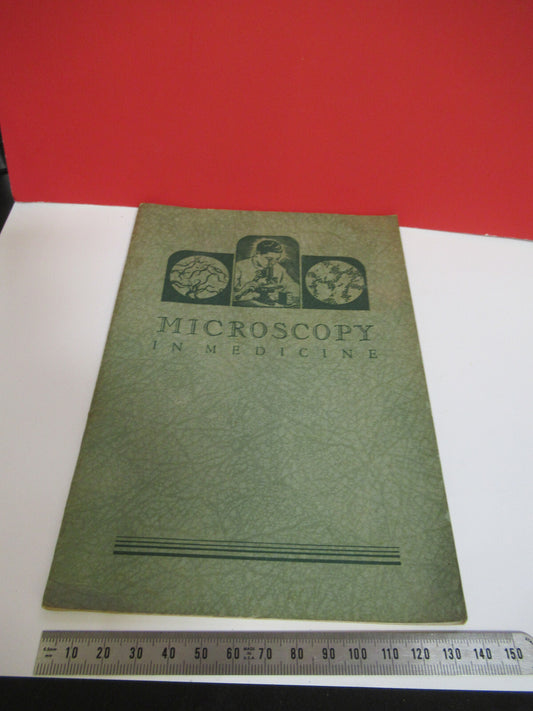 Medicine Booklet 1937 Antique Microscope Part
