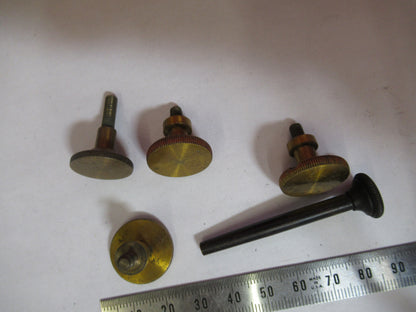 ANTIQUE BRASS LOT VERY OLD SCOPES MICROSCOPE PART AS PICTURED S3-B-03