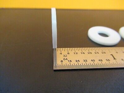 LOT 4 EA ALUMINA CERAMIC WASHERS HIGH TEMPERATURE PARTS AS PICTURED &A3-B-51