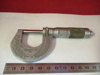 BROWN & SHARPE MICROMETER METROLOGY MACHINE SHOP TOOL AS PICTURED #12-A-40