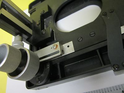 Microscope Part Ernst Leitz Wetzlar Germany Stage Table Micrometer