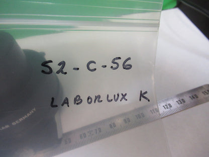 LEITZ WETZLAR GERMANY LABORLUX  CONDENSER MICROSCOPE PART AS PICTURED &S2-C-56