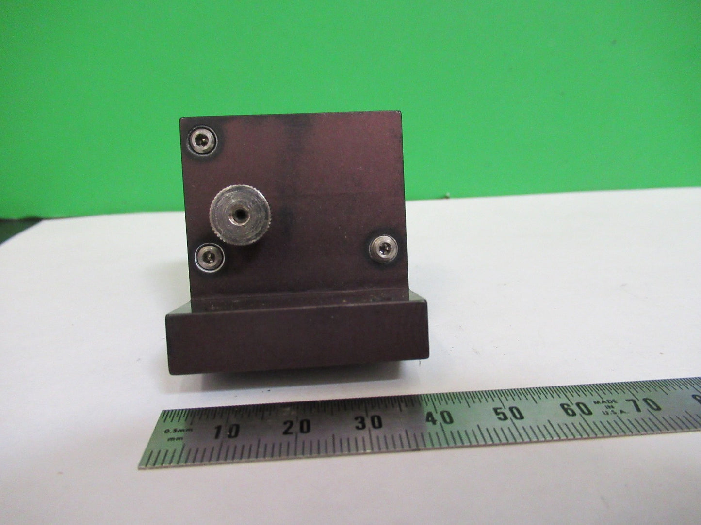 OLYMPUS JAPAN MOUNTED BEAM SPLITTER OPTICS MICROSCOPE PART AS PICTURED T6-B-09