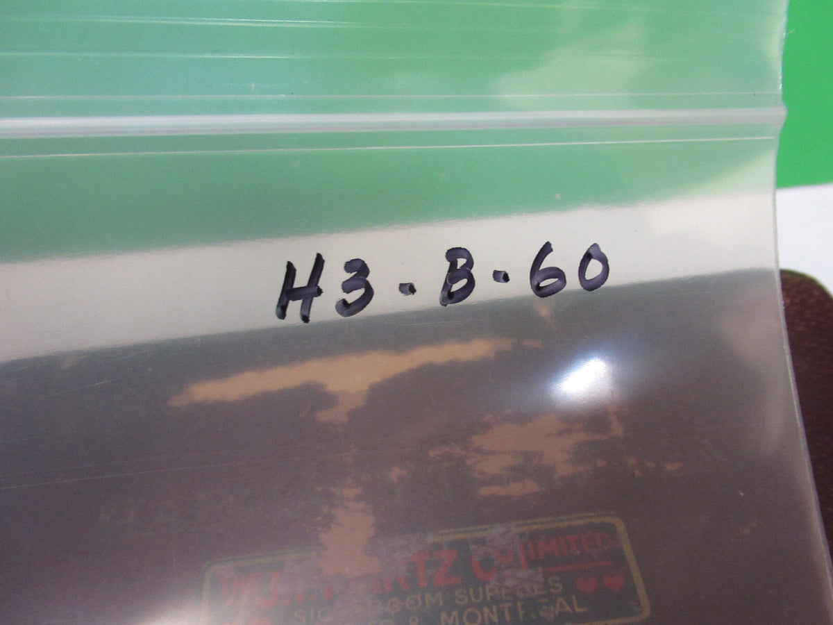 HAEMACYTOMETER NEUBAUER SLIDE PIPETTE MICROSCOPE PART AS PICTURED &H3-B-60