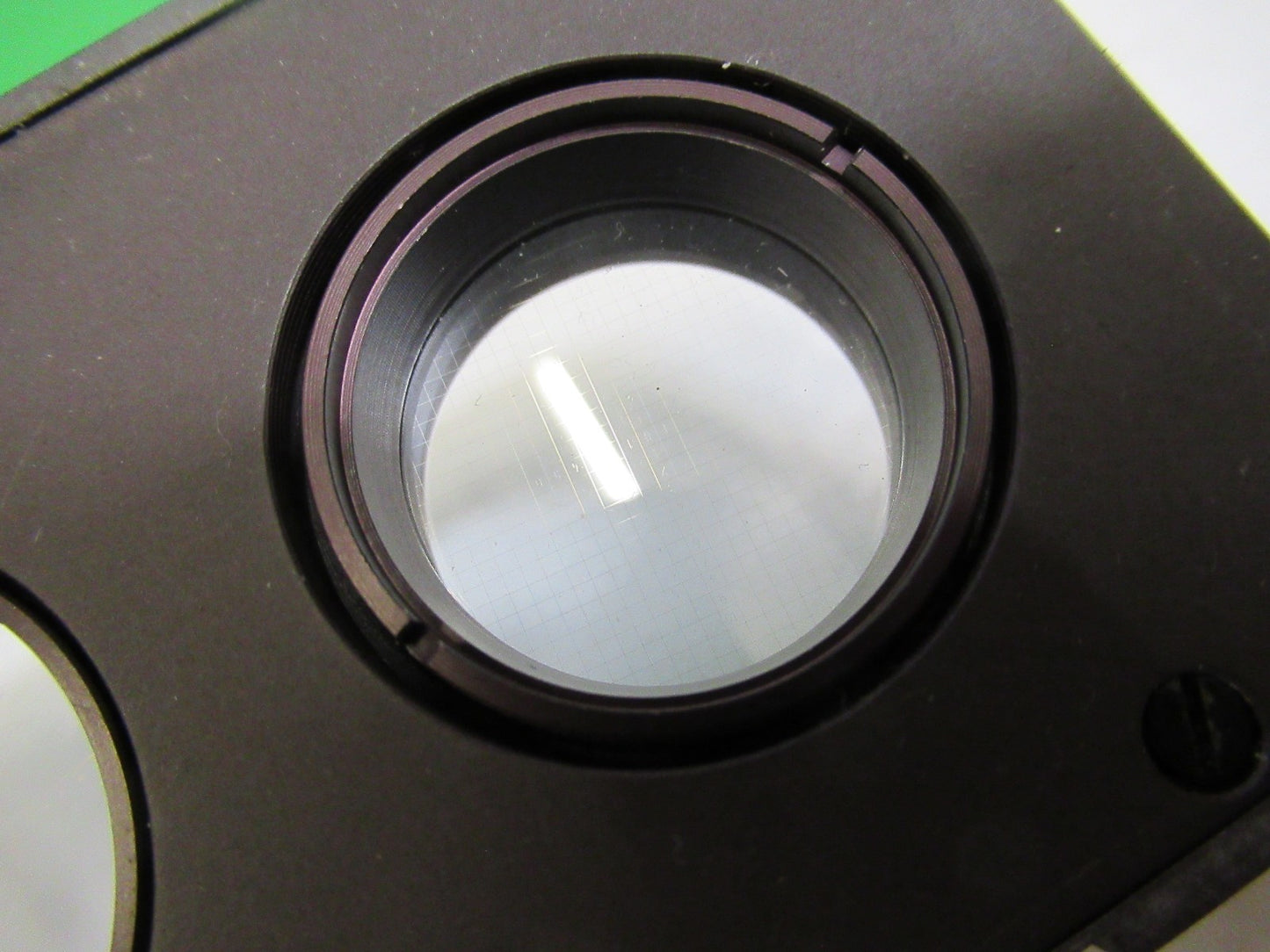 AUS JENA GERMANY HUGE SLIDE RETICLE GRID MICROSCOPE PART AS PICTURED T2-A-37