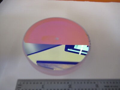 Optical Flat Coated 3" Dia Holed Fused silica Laser Optics