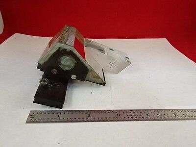 MICROSCOPE PART REICHERT LEICA POLYVAR HEAD PRISM OPTICS AS IS B#U1-B-03