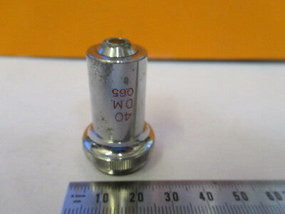 Unitron Japan 40X Dm Phase Objective Optics Microscope Part