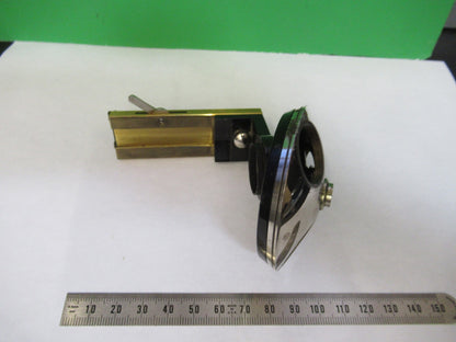 ANTIQUE BRASS LEITZ GERMANY STAGE NOSEPIECE MICROSCOPE PART AS PICTURED Y4-FT-97