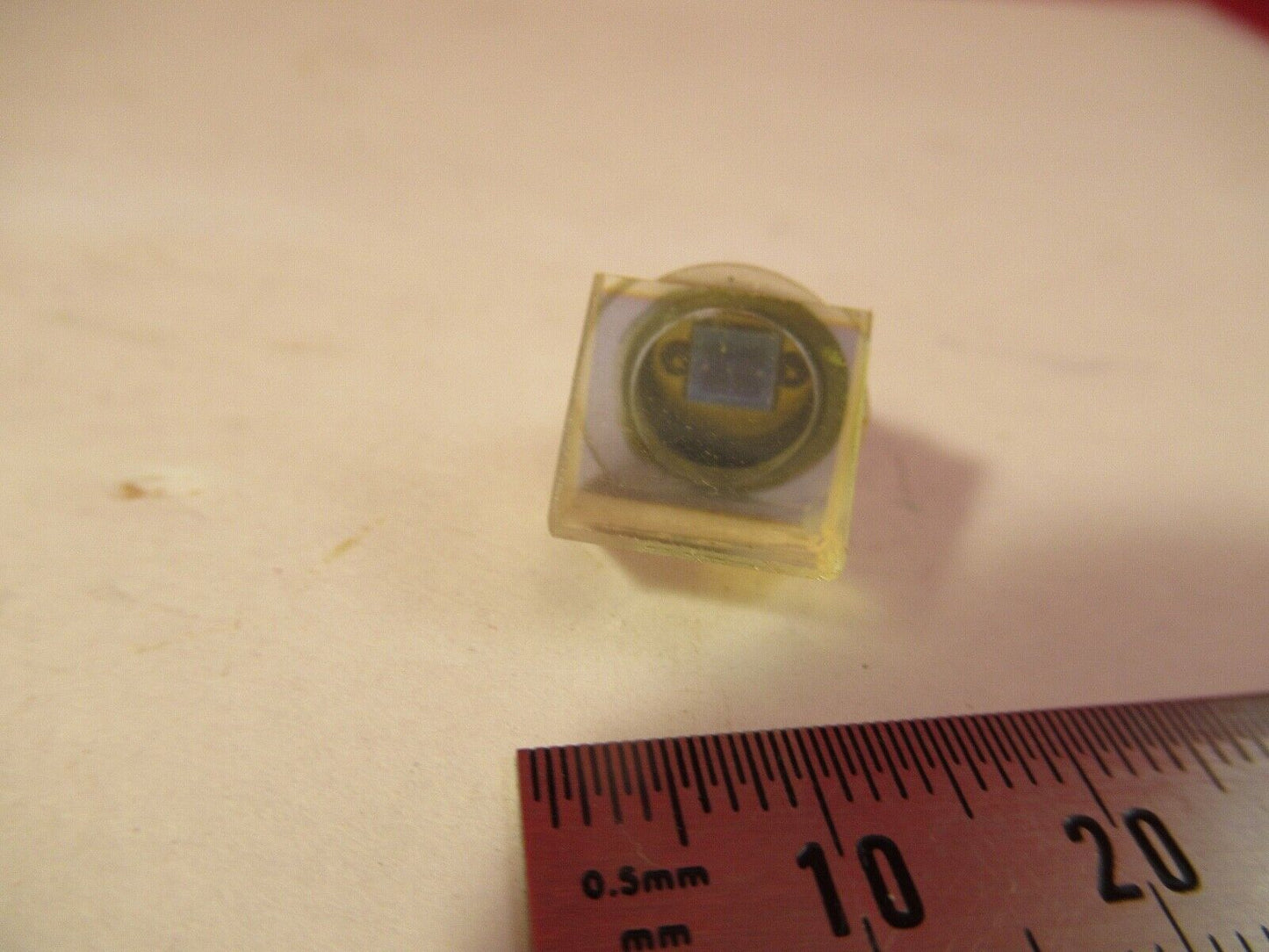 OPTISCHE FOTODIODE + ZERODUR PRISMA LASEROPTIK RLG LITTON WIE ABGEBILDET &amp;10-A-15