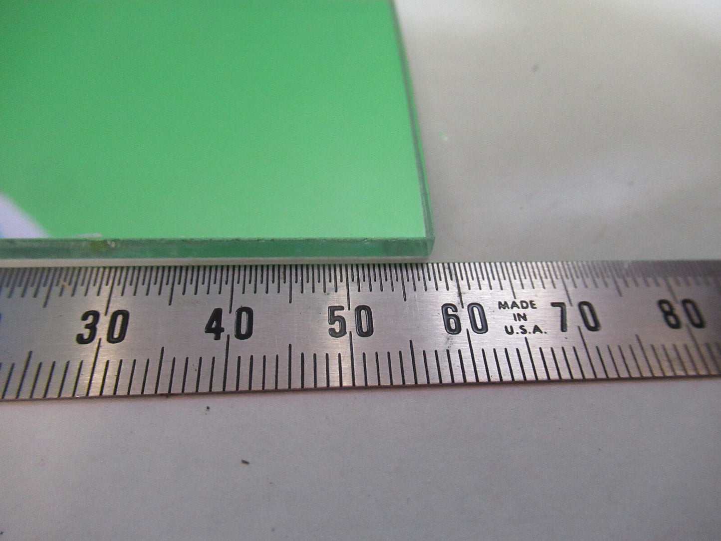 OPTICAL  FLAT MIRROR OPTICS AS IS #Z5-A-58