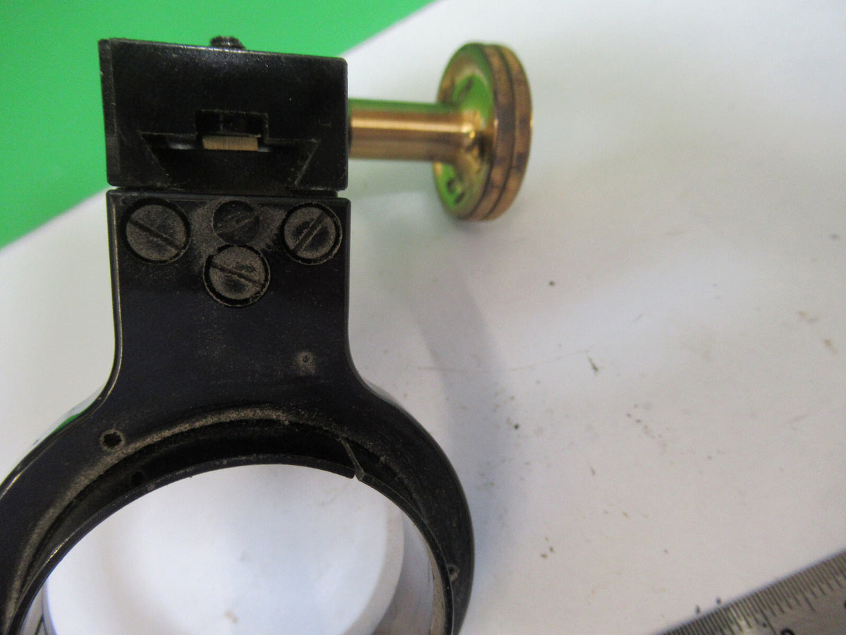Antique Microscope Part Ernst Leitz Germany Brass Condenser Hol