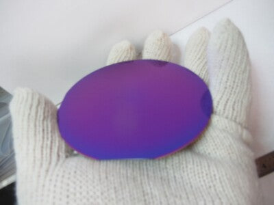 Very Nice Sapphire Wafer Single Crystal Platinum Coated