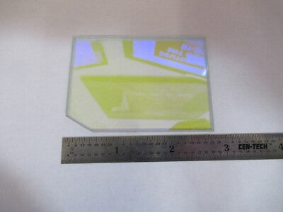 OPTICAL DICHROIC COATED GLASS BEAM SPLIT FILTER OPTICS AS PICTURED &27-B-16