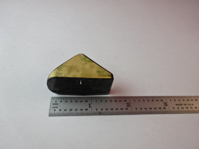 OPTICAL GLASS PRISM OLYMPUS MICROSCOPE PART OPTICS  AS IS #45-A-08