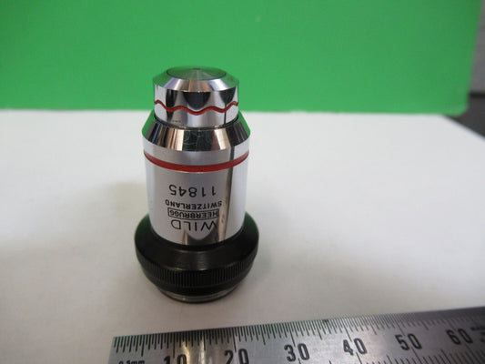 Microscope Wild Swiss Objective 100X Ph Phase Optics AS Pic
