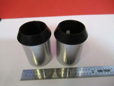 PAIR ADAPTERS ZEISS NIKON EYEPIECE OCULAR MICROSCOPE PART AS PICTURED &B6-A-35