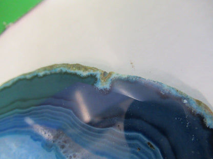 AMAZING AGATE SLICE MINERAL SAMPLE BEAUTIFUL SPECIMEN AS PICTURED T7-FD-85