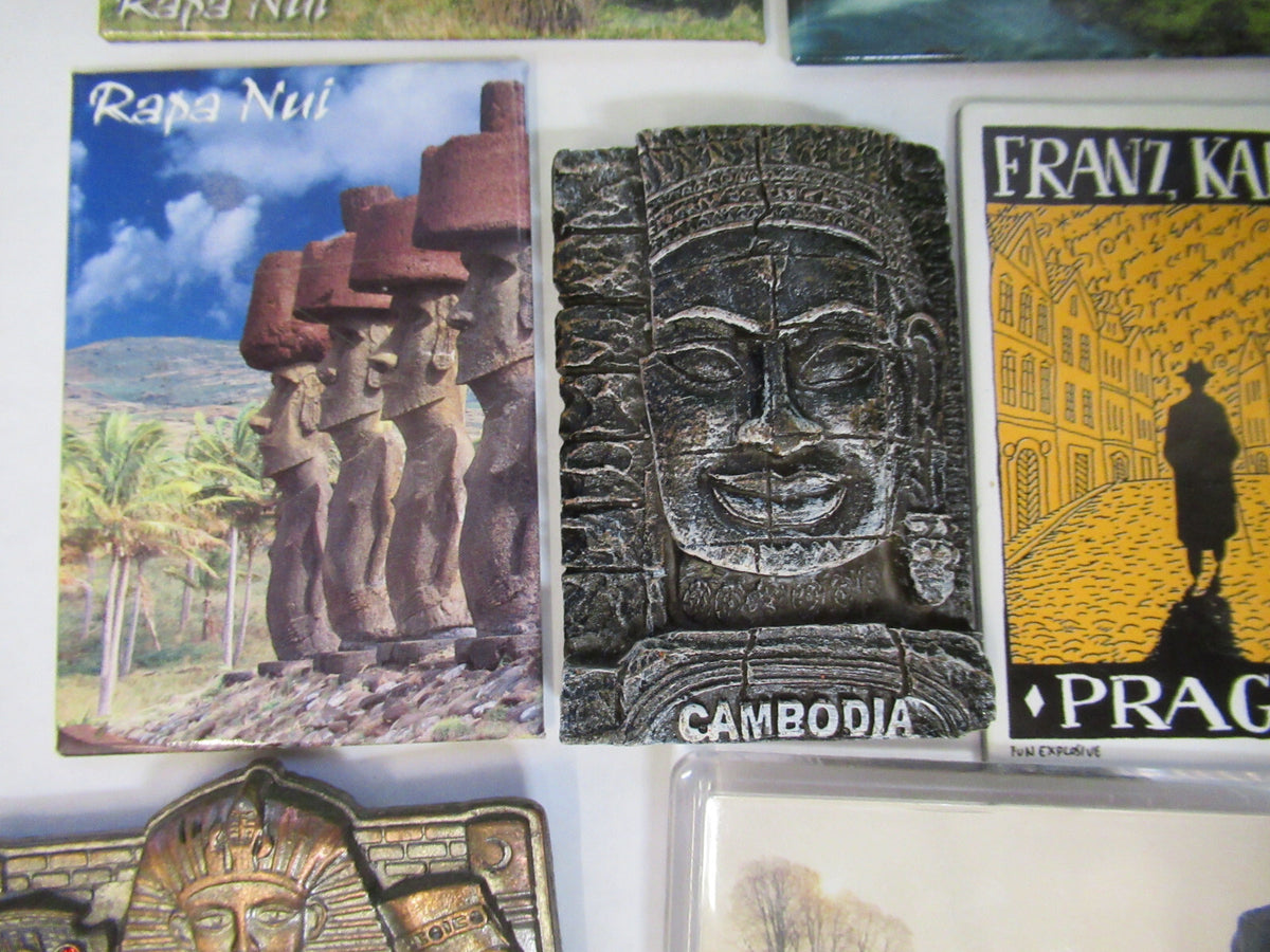 Lot Fridge Magnets Cambodia Prague Pacific Egypt Vancouver