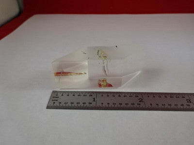 MICROSCOPE PART OPTICAL REICHERT AUSTRIA PRISM OPTICS AS IS #U2-C-80