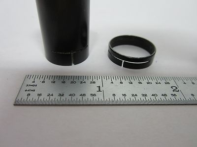 MICROSCOPE PART LEITZ LOT 2 EA METAL CASING TO PROTECT OPTICS AS IS BIN#K2-24