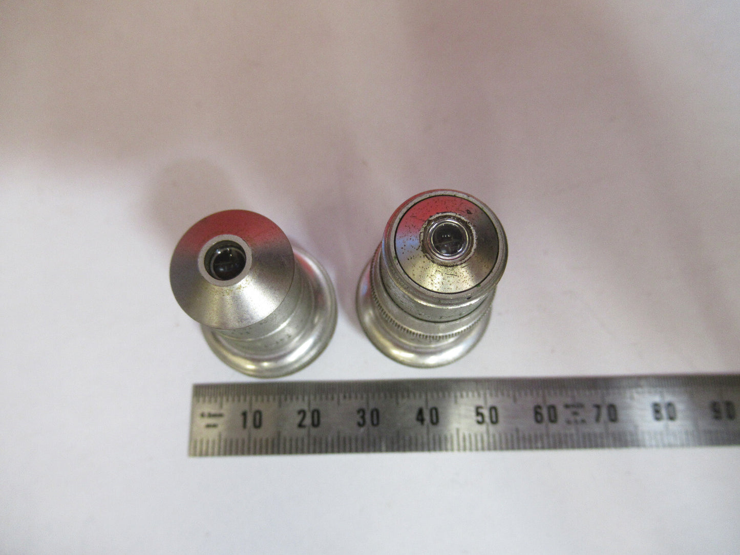 Lot Antique American Optical Co. Spencer Lens Co. Objectives Optics Microscope Part
