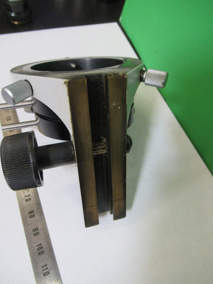 Carl Zeiss AG Germany Stage Support + Lenses Microscope Part