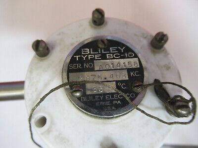 FOR PARTS ANTIQUE BLILEY ELECTRIC QUARTZ BC46 CRYSTAL CERAMIC AS PICTURED 3-DTA9