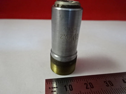 CARL ZEISS OBJECTIVE 10X EPIPLAN MICROSCOPE PART OPTICS AS IS &U7-B-31