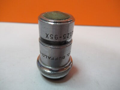 OLDTIMER OBJEKTIV SPENCER 95X OPTIK MIKROSKOP TEIL WIE ABGEBILDET &amp;7B-B-142