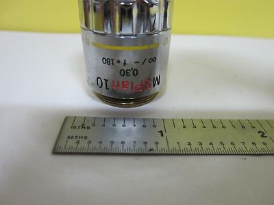 Microscope Olympus Objective MSPlan 10X Ic Optics AS IS Bn
