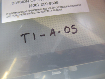 HOETRON MASK PHOTOLITHOGRAPHY VINTAGE COMPONENTS AS PICTURED T1-A-05