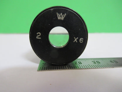 ANTIQUE WATSON UK EYEPIECE OCULAR OPTICS LENS MICROSCOPE PART z1-b-01