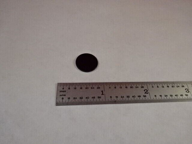 OPTICAL DARK NEUTRAL FILTER MIL-SPEC LASER OPTICS AS PICTURED &7C-A-23