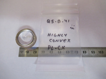 OPTICAL one HIGHLY CONVEX LENS PL-CX OPTICS  AS PICTURED Q5-B-41