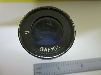 MICROSCOPE PART EYEPIECE MITUTOYO JAPAN SWF 10X OPTICS BIN#34-T-09