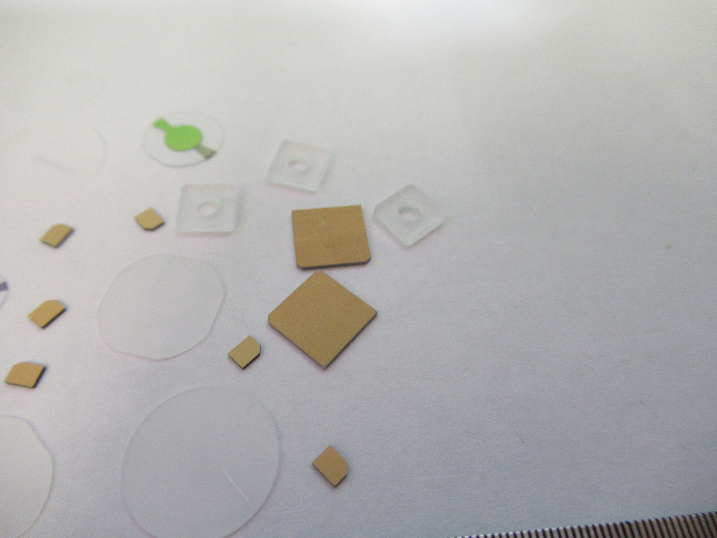 Lot Blanks Piezoelectric Quartz Crystal X-y-cut Gold Coated Piezo Sensor