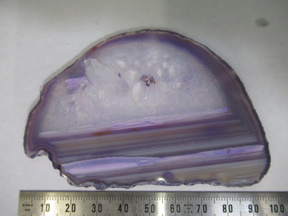AMAZING AGATE SLICE MINERAL SAMPLE BEAUTIFUL SPECIMEN AS PICTURED T7-FD-84