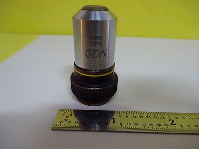 Microscope Part Objective Olympus M20 Optics