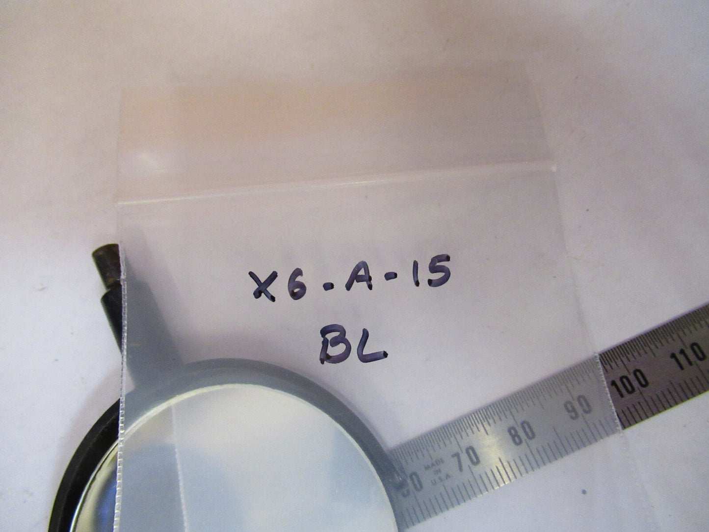 ANTIQUE BAUSCH LOMB MIRROR ASSEMBLY OPTICS MICROSCOPE PART AS PICTURED X6-A-15