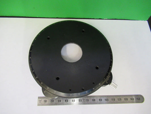 Carl Zeiss AG Germany Pol Rotable Stage Table Microscope Part