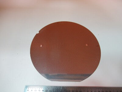 COLLECTABLE THIN SILICON WAFER WITH COMPONENTS AS PICTURED &P7-A-15